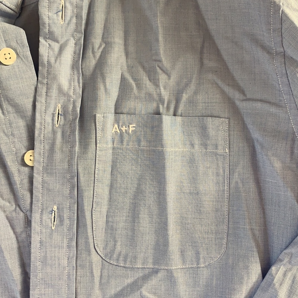 Euc Abercrombie Button Down - image 2